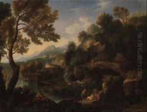 A Classical Landscape by Jan Frans van Bloemen