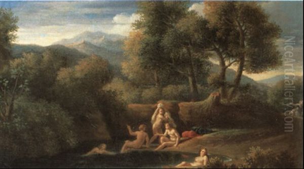 Diana Bathing With Her Nymphs, Surprised By Actaeon - view 1