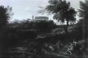 Blick Auf Rom by Jan Frans van Bloemen