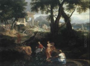 Orpheus Und Eurydike by Jan Frans van Bloemen