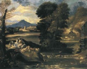 Schaferinnen by Jan Frans van Bloemen