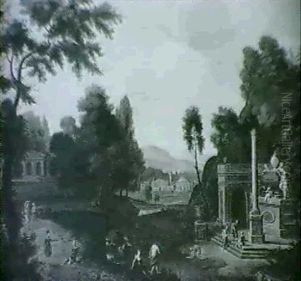 Clssical Landscape With Figures - view 1