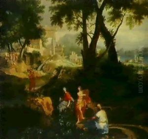 Orpheus Und Eurydice by Jan Frans van Bloemen