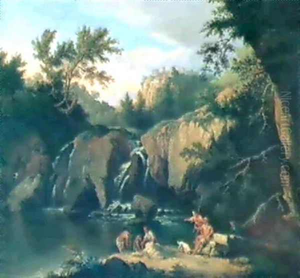 Paesaggio Laziale Con Figure - view 1
