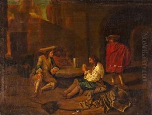 Jugadores De Cartas by Norbert van (Cefalus) Bloemen