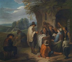 Eine Frohliche Gesellschaft by Norbert van (Cefalus) Bloemen