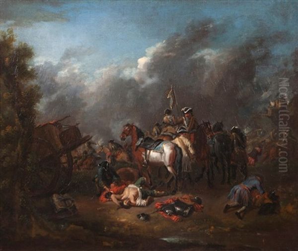 Combat Des Troupes Suedoises - view 1