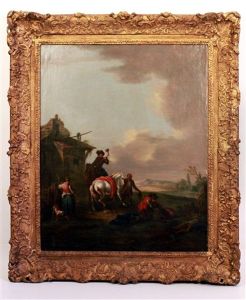 Halte De Cavalerie by Pieter van Bloemen