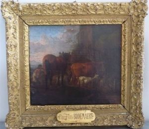 Scene Pastorale by Pieter van Bloemen