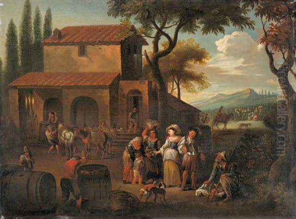 Ernte Auf Einem Weingut - view 1