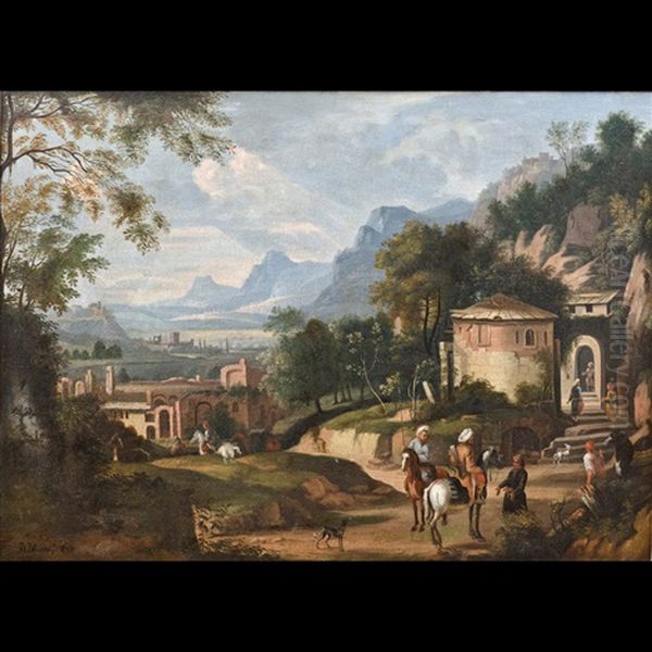 Capriccio Con Figure Vestite All'orientale - view 1