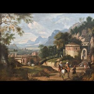 Capriccio Con Figure Vestite All'orientale