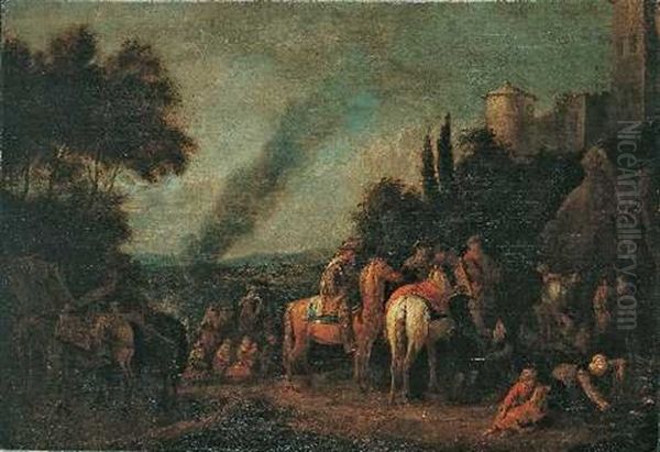 Landschaft Mit Rastenden Soldaten - view 1
