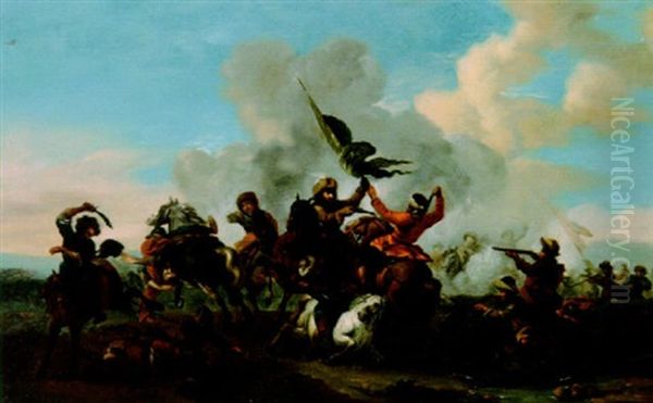 A Cavalry Battle - view 1