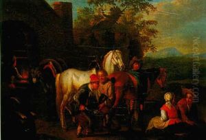 Le Retour Du Troupeau by Pieter van Bloemen