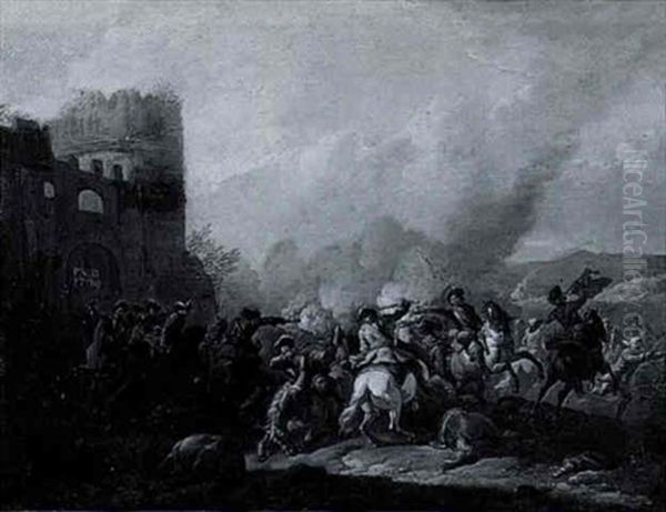 A Calvary Skirmish - view 1