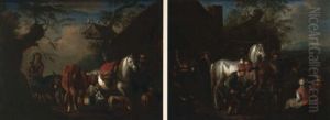 Le Retour Du Troupeau by Pieter van Bloemen