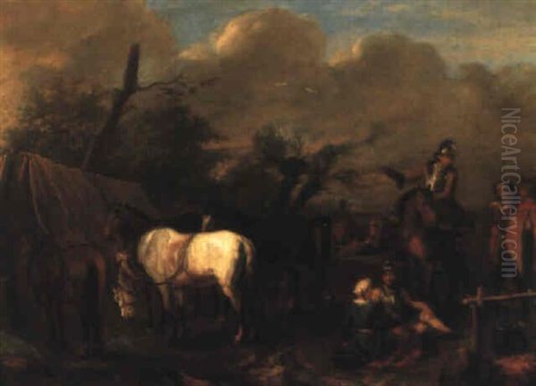Scene De Campement - view 1