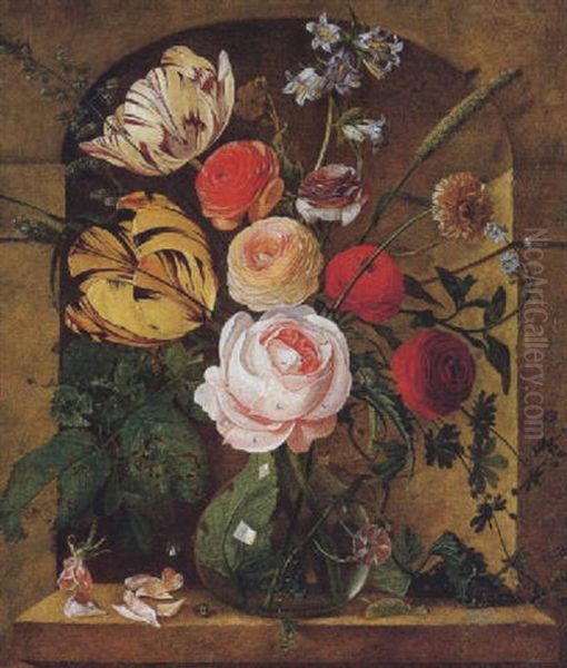 Blumen In Einer Glasvase - view 1