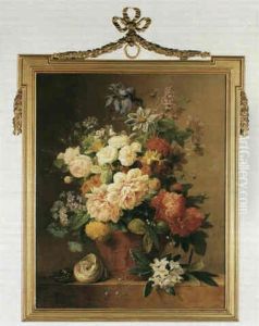 Still Life With Flowers In A Terra Cotta Vase Still Life With Flowers In A Terra Cotta Vase