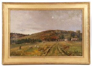 Sheep In Acadian Scene by Francois de Blois