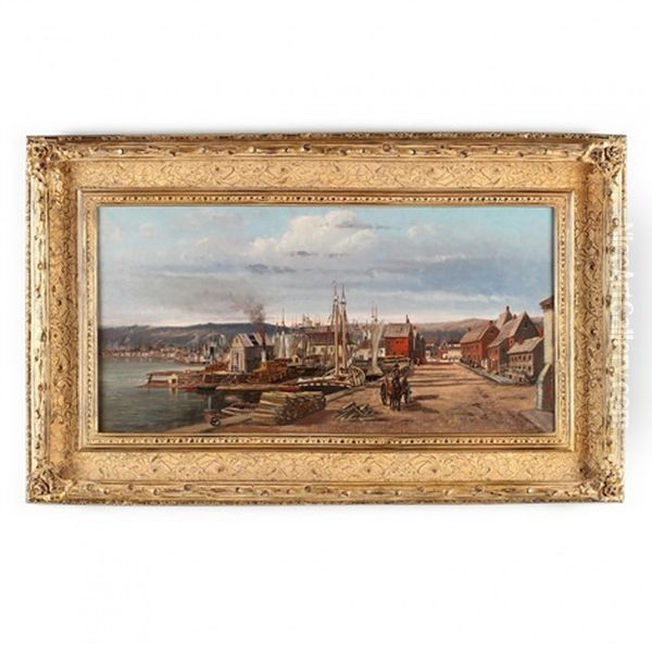 St. Lawrence River Town - view 1