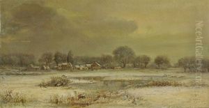 Valinell, France In Winter by Francois de Blois
