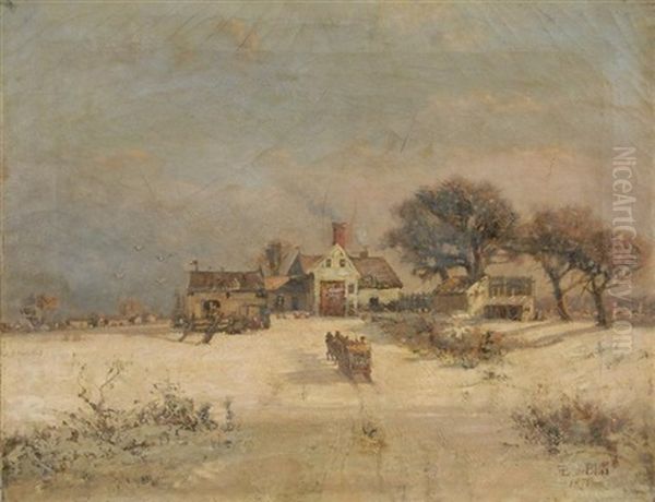 Sleighing In Winter - view 1