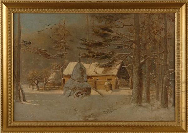 Barnyard In Winter - view 1