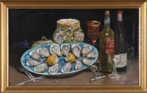 Still Life With Oysters by Francois de Blois