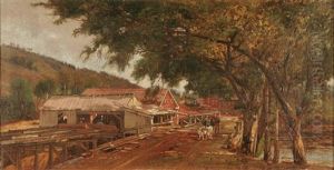 Sawmill On The St. Croix by Francois de Blois