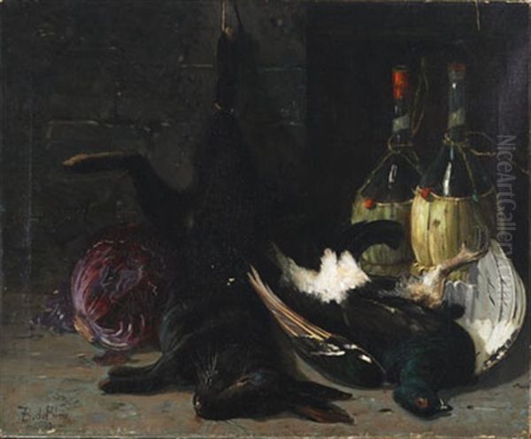 Still Life Of Game, Cabbage And Wine - view 1