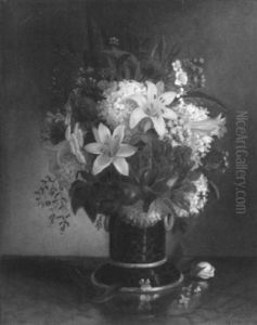 Floral Still Life With Lilies