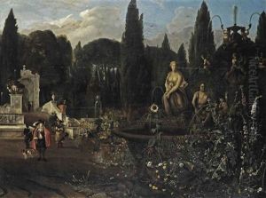 The Farnese Gardens, Rome by Jan Blom