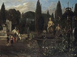 An Italianate Garden Landscape