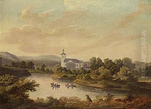 Landskap Med Jarvso Kyrka - view 1