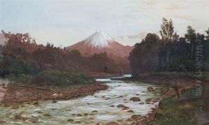 Mt Egmont by Charles Blomfield