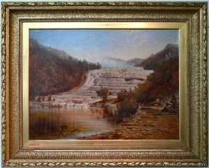 Pink And White Terraces (pair) by Charles Blomfield