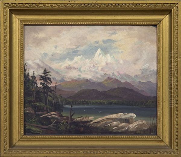 Lake And Mountain Landscape - view 1