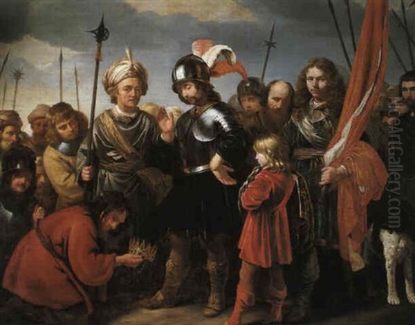 David Being Presented With Saul's Crown - view 1