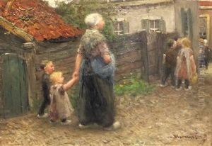 The Family by Bernardus Johannes Blommers