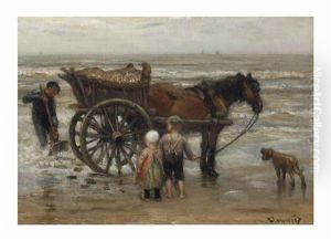 The Shell Fishers by Bernardus Johannes Blommers