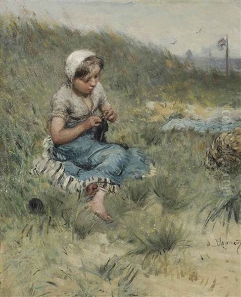 Knitting In The Dunes - view 1