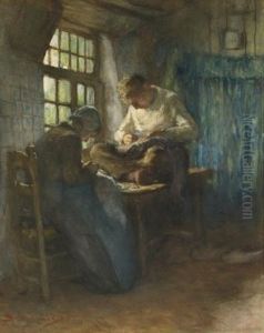 The Village Tailors by Bernardus Johannes Blommers