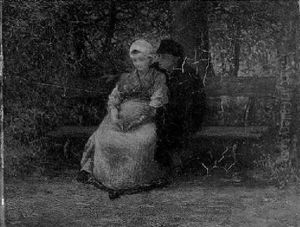 The Suitor by Bernardus Johannes Blommers