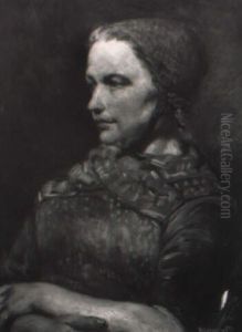 Staphorster Vrouw by Bernardus Johannes Blommers