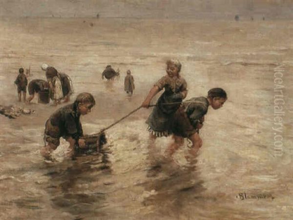 Children On The Beach - view 1