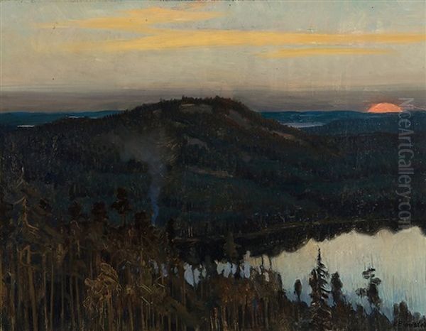 Sunset Over The Northern Hills - view 1
