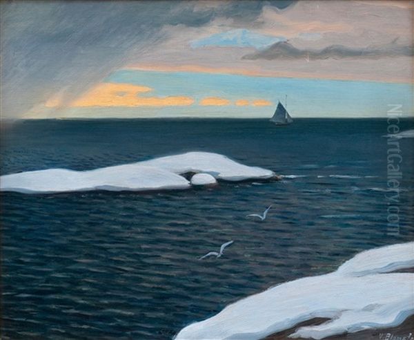 Late Fall At Sea - view 1