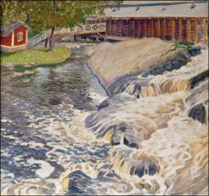 Koskimaisema Noormarkusta